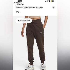 Nike Fleece Sweats!!! Brown perfect for fall!!